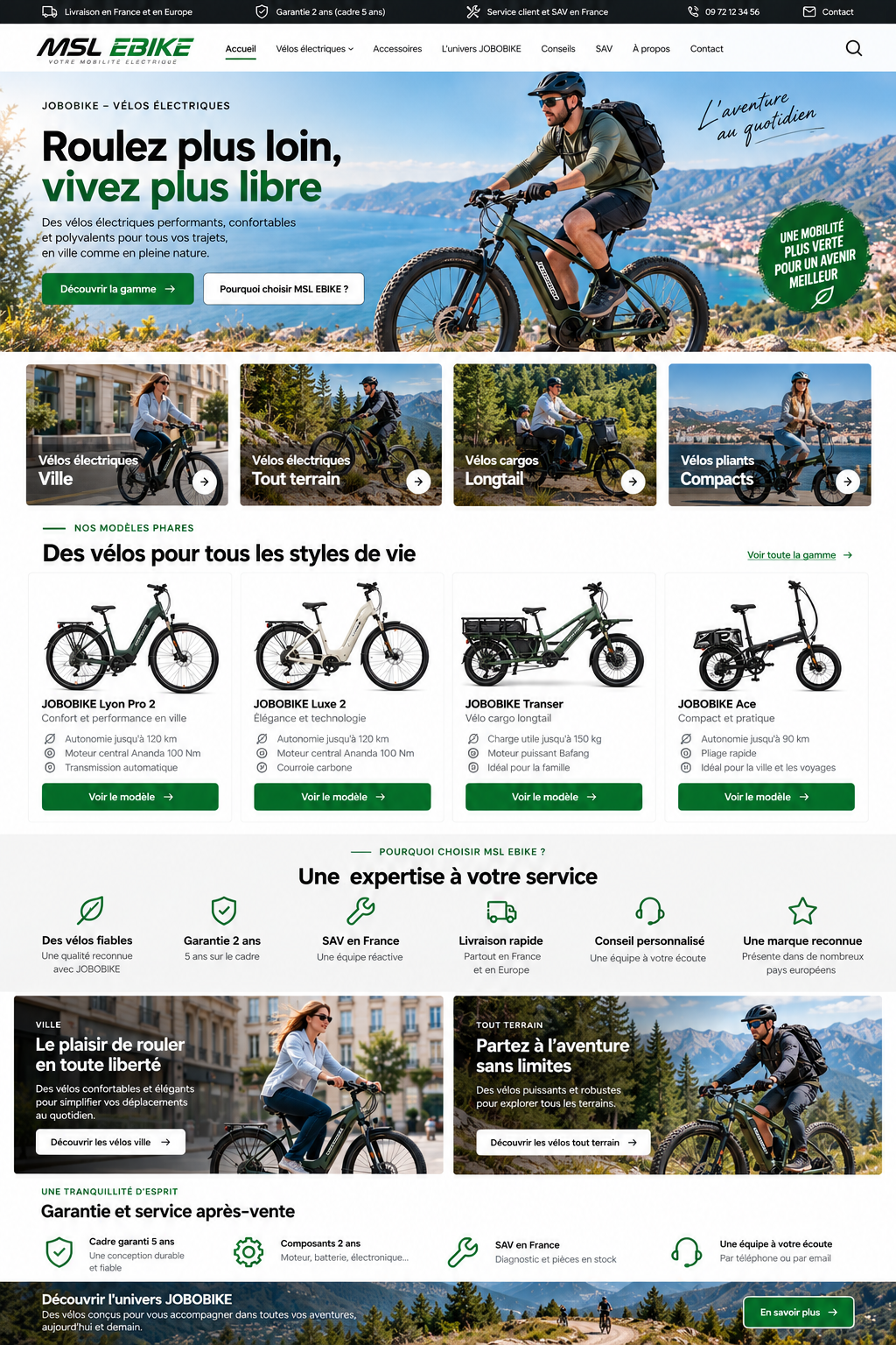 MSL EBIKE — Votre mobilité électrique